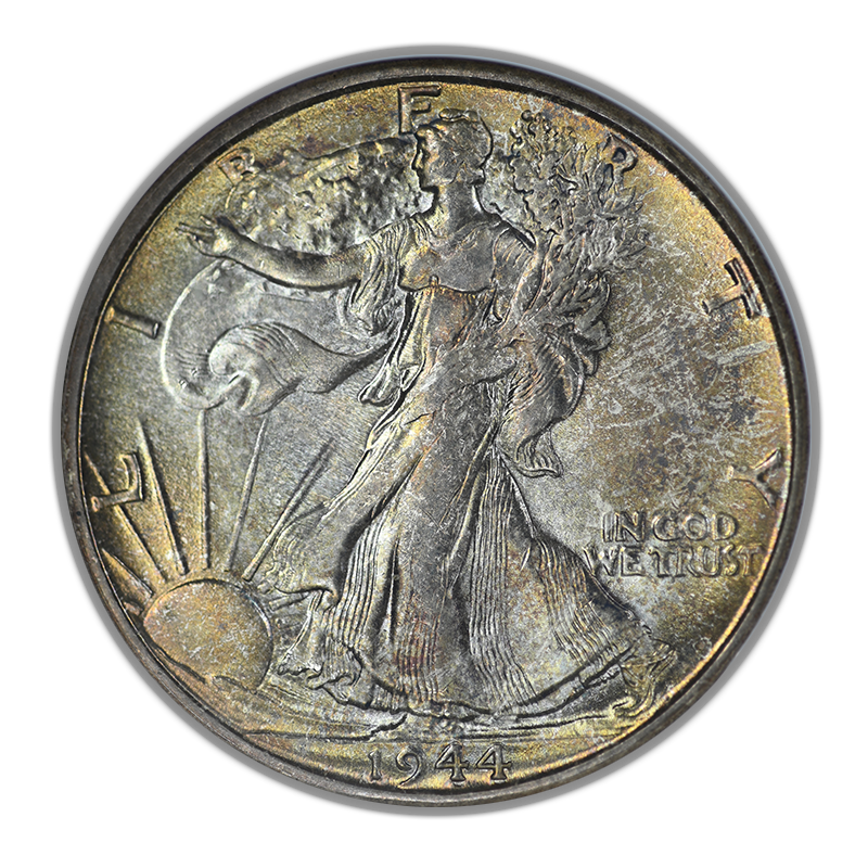 1944-S Walking Liberty Half Dollar 50C NGC Fatty MS66