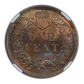 1905 Indian Head Cent 1C NGC MS65RB - TONED!