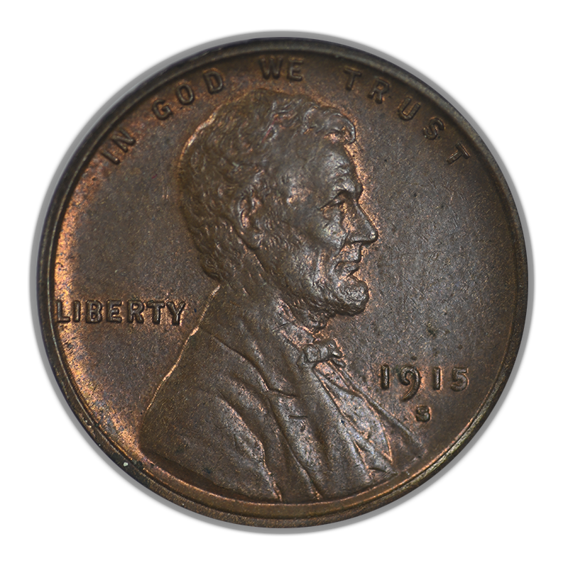1915-S Lincoln Wheat Cent 1C NGC MS63BN