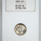 1928 Mercury Dime 10C NGC Fatty MS63FB - Full Bands