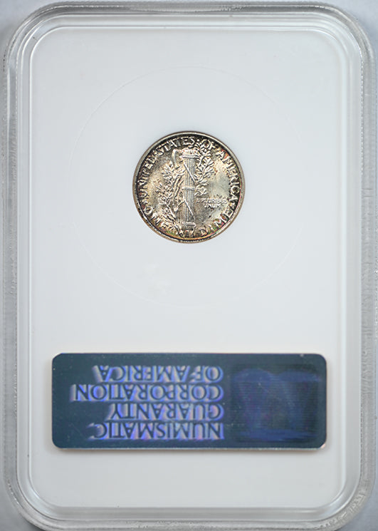 1928 Mercury Dime 10C NGC Fatty MS63FB - Full Bands