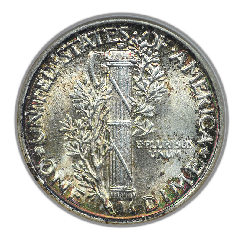 1928 Mercury Dime 10C NGC Fatty MS63FB - Full Bands
