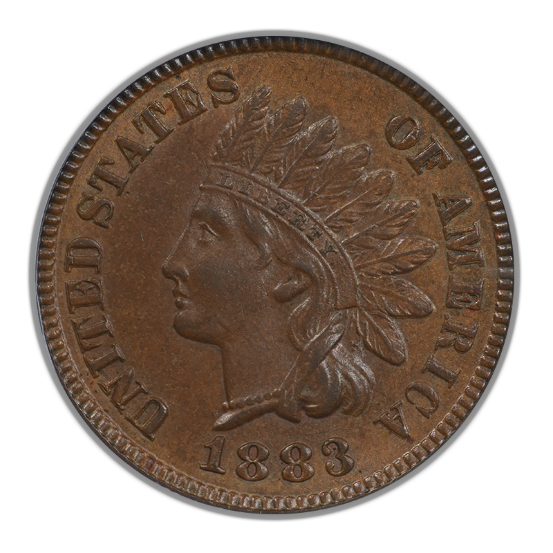 1883 Indian Head Cent 1C PCGS MS63BN