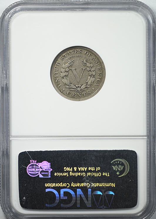 1912-S Liberty V-Nickel 5C NGC F12