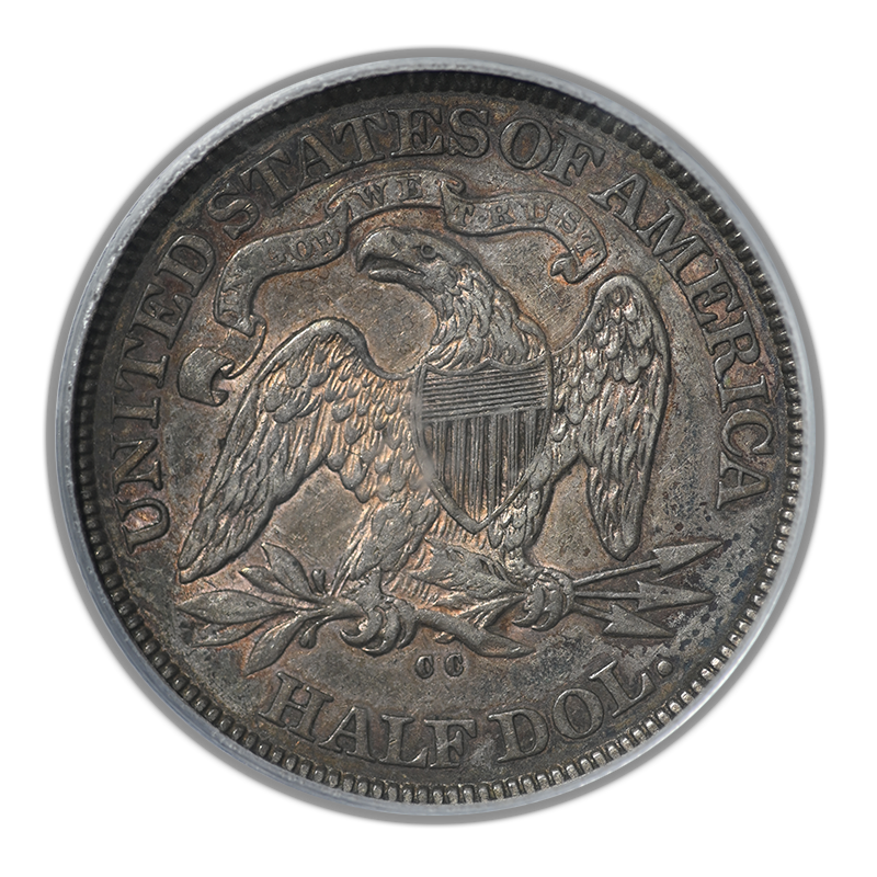 1875-CC Liberty Seated Half Dollar 50C PCGS XF45