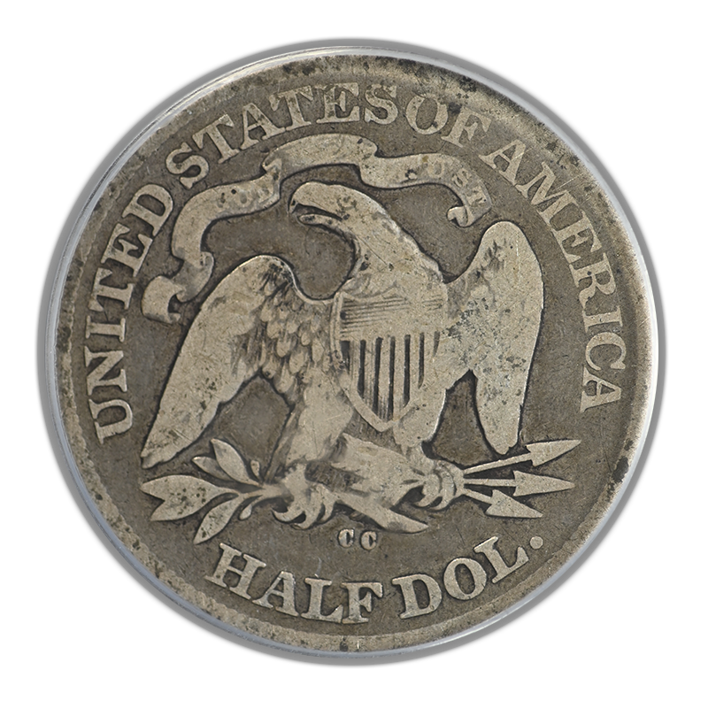 1878-CC Liberty Seated Half Dollar 50C PCGS G06