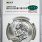 1972-S Silver Eisenhower Ike Dollar $1 NGC MS67 CAC