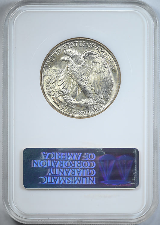 1943 Walking Liberty Half Dollar 50C NGC Fatty MS65 CAC