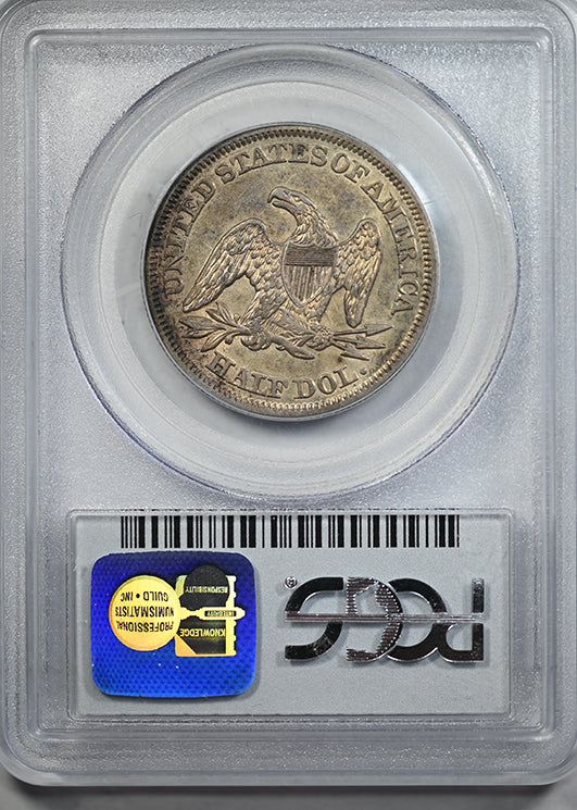 1854 Liberty Seated Half Dollar 50C PCGS AU53 - Arrows