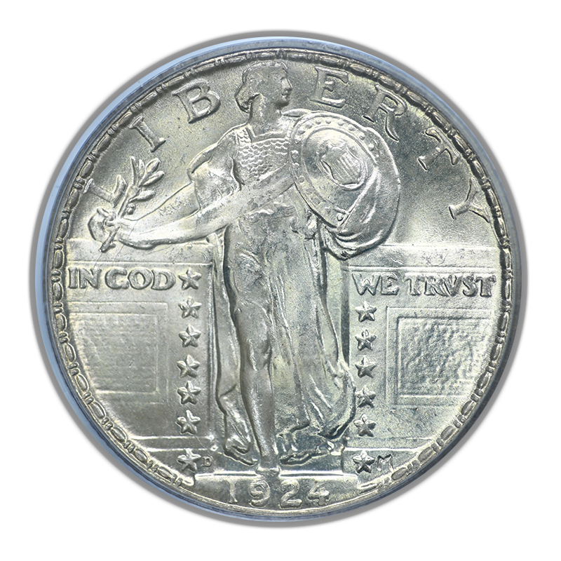 1924-D Standing Liberty Quarter 25C PCGS MS65