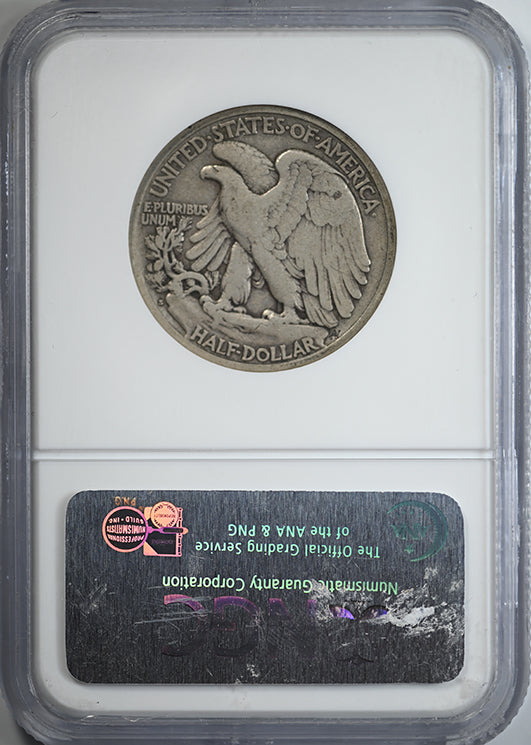 1921-S Walking Liberty Half Dollar 50C NGC VF25