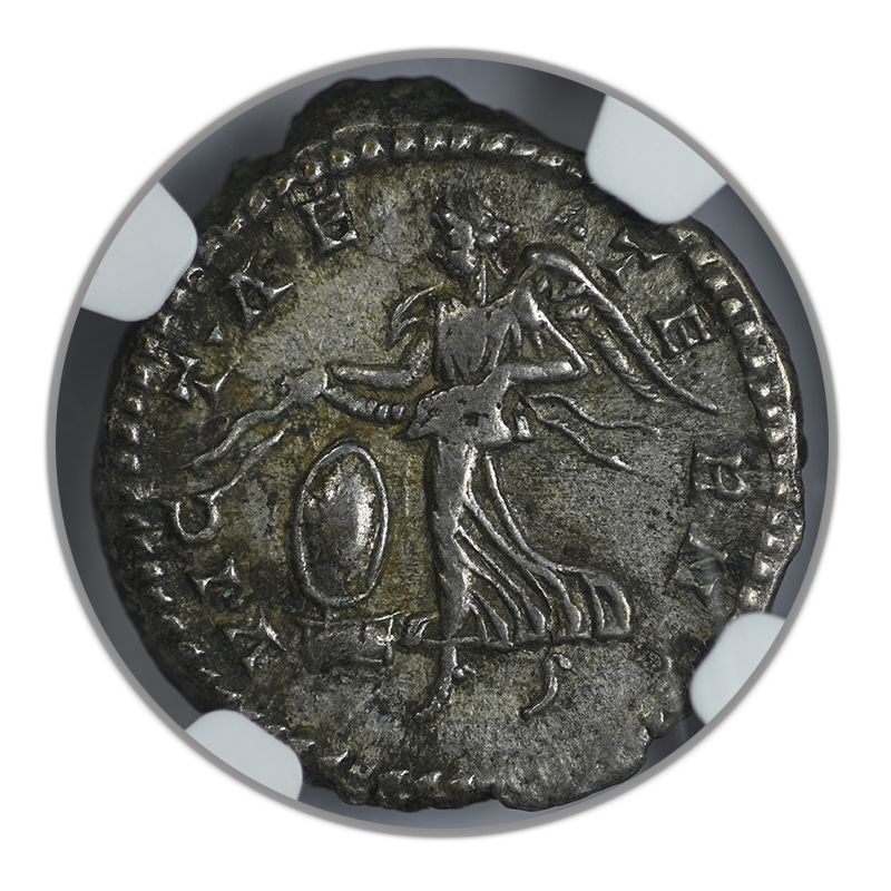 AD 193-211 Roman Empire Sept. Severus AR Denarius NGC Ancients Choice VF Reverse