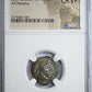 AD 193-211 Roman Empire Sept. Severus AR Denarius NGC Ancients Choice VF Obverse Slab