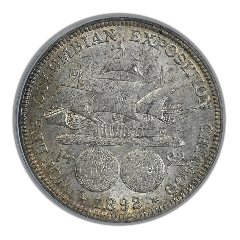 1892 Columbian Exposition Classic Commemorative Half Dollar 50C PCGS MS63