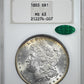 1883 Morgan Dollar $1 NGC Fatty MS63 CAC - REVERSE TONED! Obverse Slab