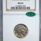 1938-D/S Buffalo Nickel 5C NGC MS65 CAC