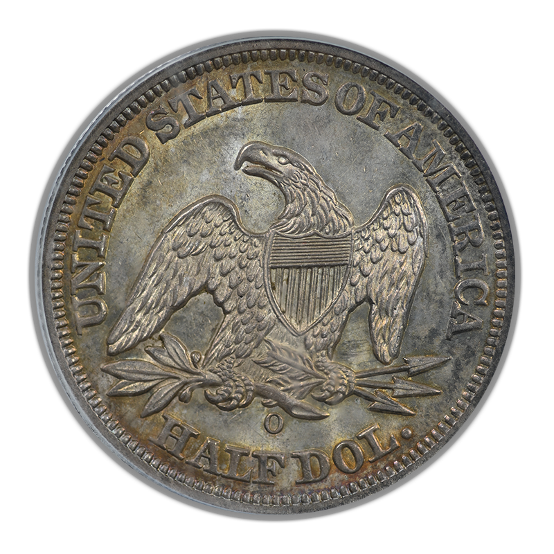 1855-O Liberty Seated Half Dollar 50C PCGS MS64 - Arrows