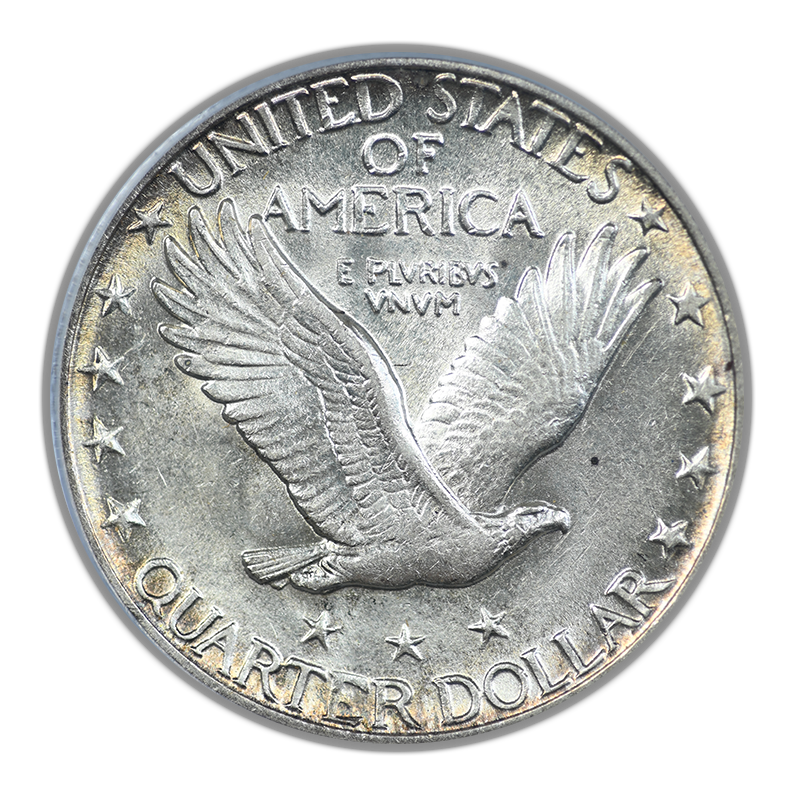 1918-S Standing Liberty Quarter 25C PCGS AU58 CAC