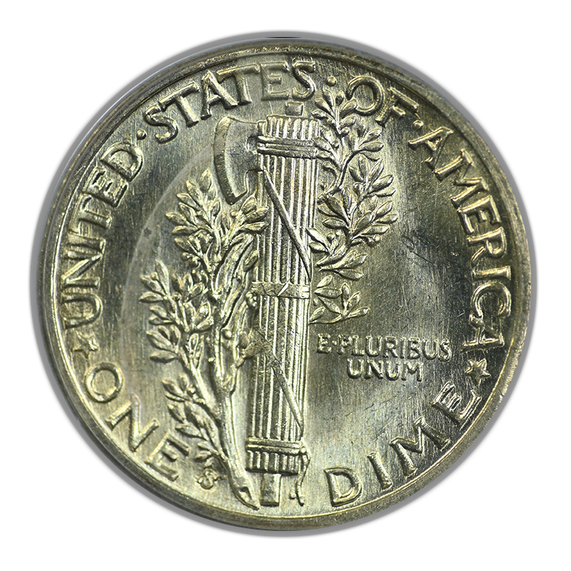 1935-S Mercury Dime 10C PCGS MS64
