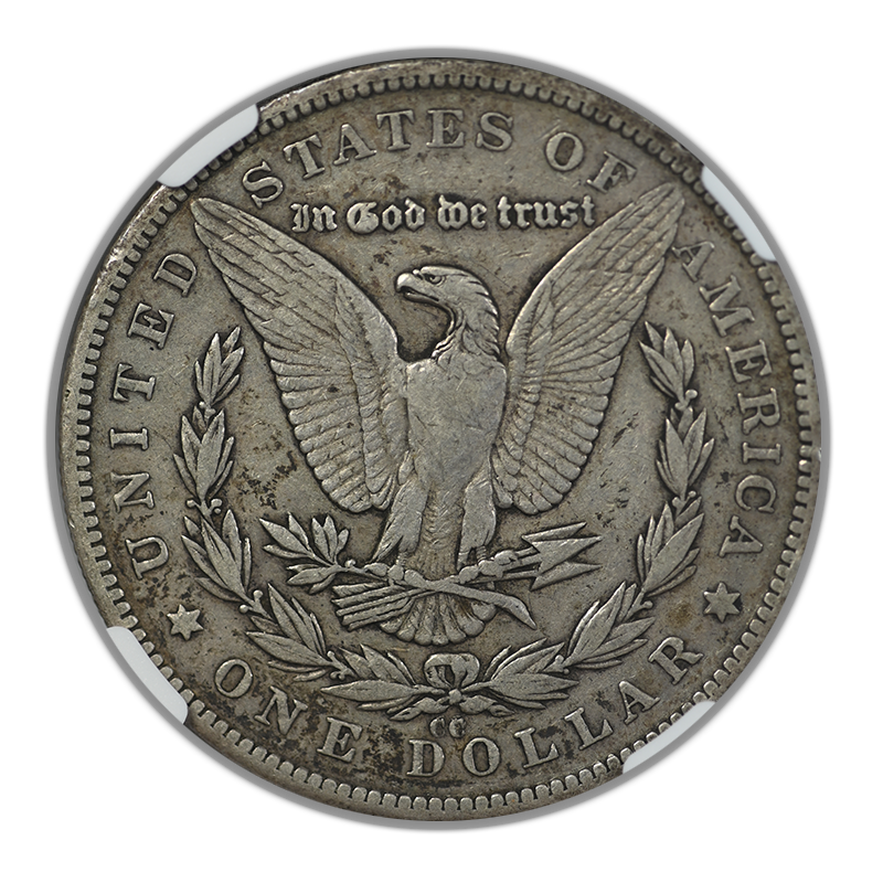 1879-CC Morgan Dollar $1 NGC VF25 Reverse