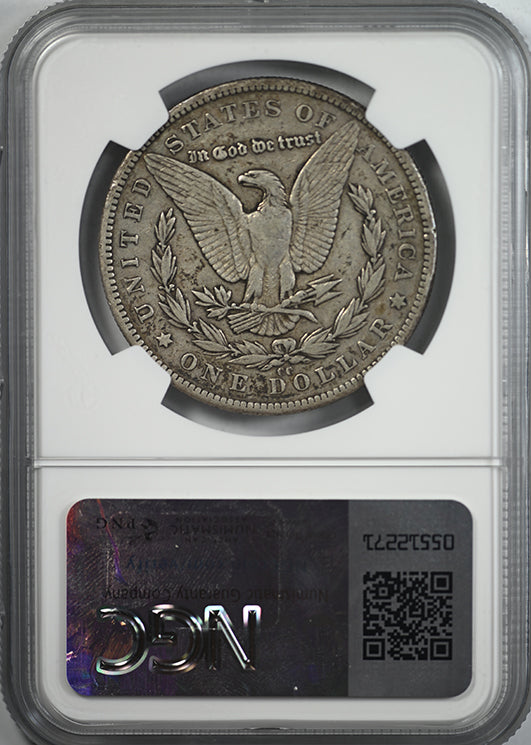 1879-CC Morgan Dollar $1 NGC VF25 Reverse Slab