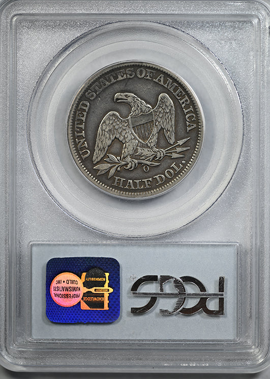 1858-O Liberty Seated Half Dollar 50C PCGS VF35