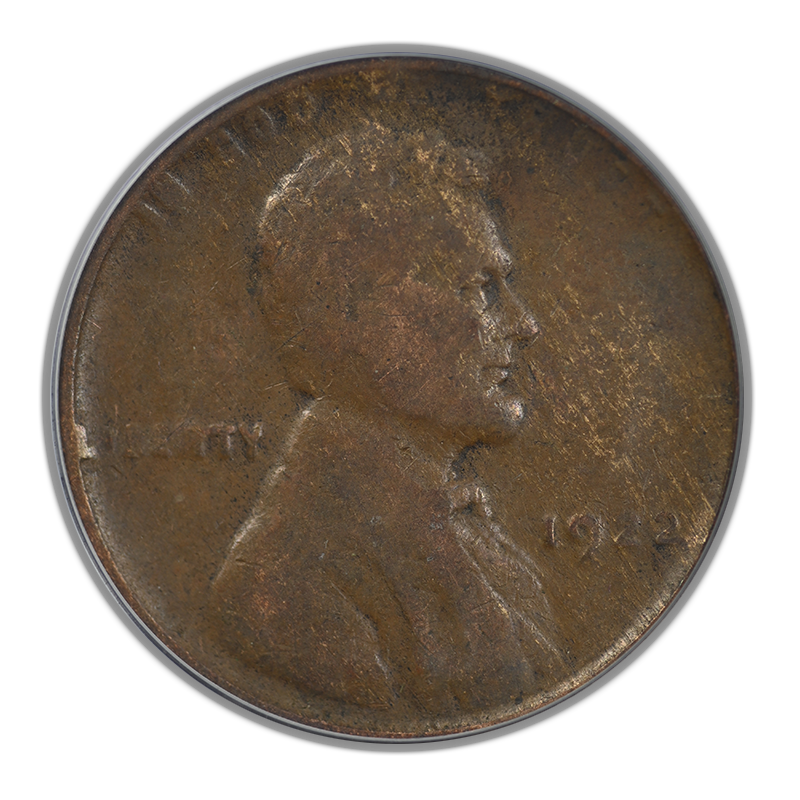 1922 No D Lincoln Wheat Cent 1C PCGS F12 - Strong Reverse