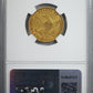 1834 Classic Head Gold Half Eagle $5 NGC AU53 - Plain 4 Reverse Slab