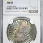 1887 Morgan Dollar $1 NGC MS63 - END ROLL TONER!