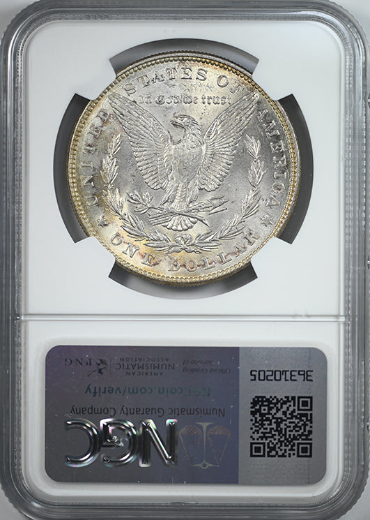 1887 Morgan Dollar $1 NGC MS63 - END ROLL TONER!