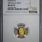 (Undated) Venezuela Gold 5 Bolivares G5B Murachi Medallic Issue NGC MS67PL - Prooflike