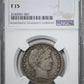 1912-D Barber Half Dollar 50C NGC F15