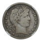 1912-D Barber Half Dollar 50C NGC F15