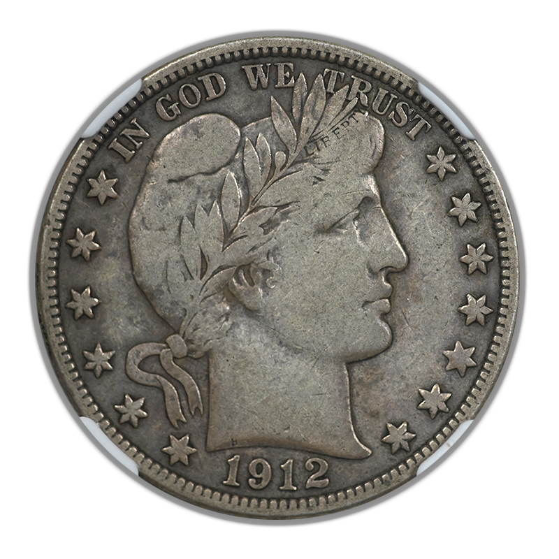 1912-D Barber Half Dollar 50C NGC F15