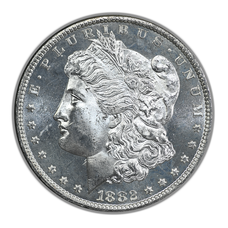 1882-CC Morgan Dollar $1 GSA Hoard NGC MS63PL - Prooflike