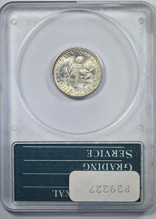 1948-S Roosevelt Dime 10C PCGS Rattler MS66 Reverse Slab