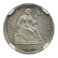 1861 Liberty Seated Half Dime H10C NGC MS64