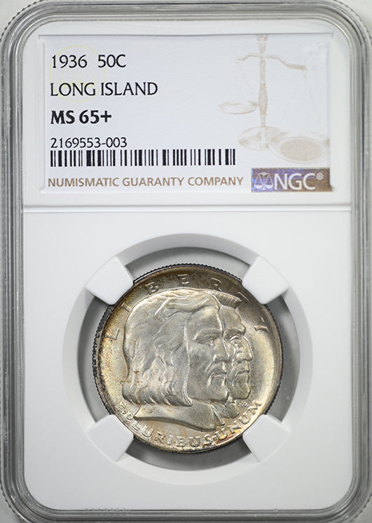 1936 Long Island Classic Commemorative Half Dollar 50C NGC MS65+