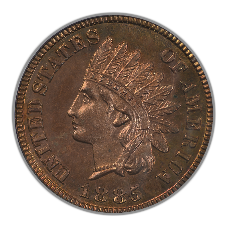 1885 Proof Indian Head Cent 1C PCGS PR65RB