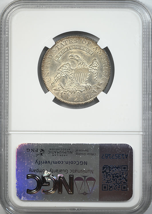 1818 Capped Bust Quarter 25C NGC MS64 - TONED!