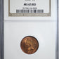 1898 Bronze Indian Head Cent 1C NGC MS65RD