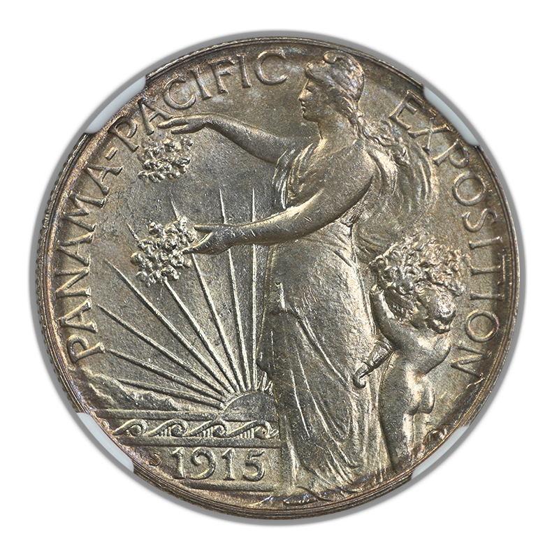 1915-S Panama Pacific Classic Commemorative Half Dollar 50C NGC MS64