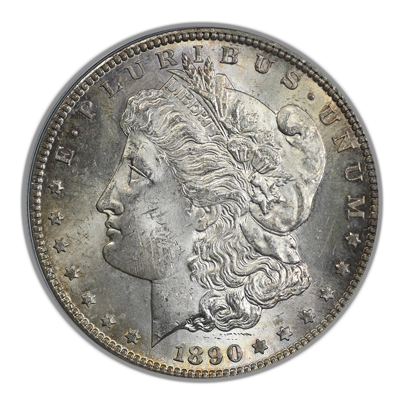 1890-CC Morgan Dollar $1 PCGS MS63 Obverse