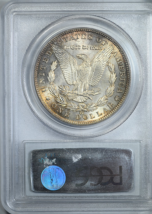 1890-CC Morgan Dollar $1 PCGS MS63 Reverse Slab