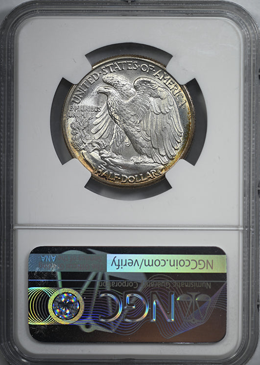 1942 Walking Liberty Half Dollar 50C NGC MS67