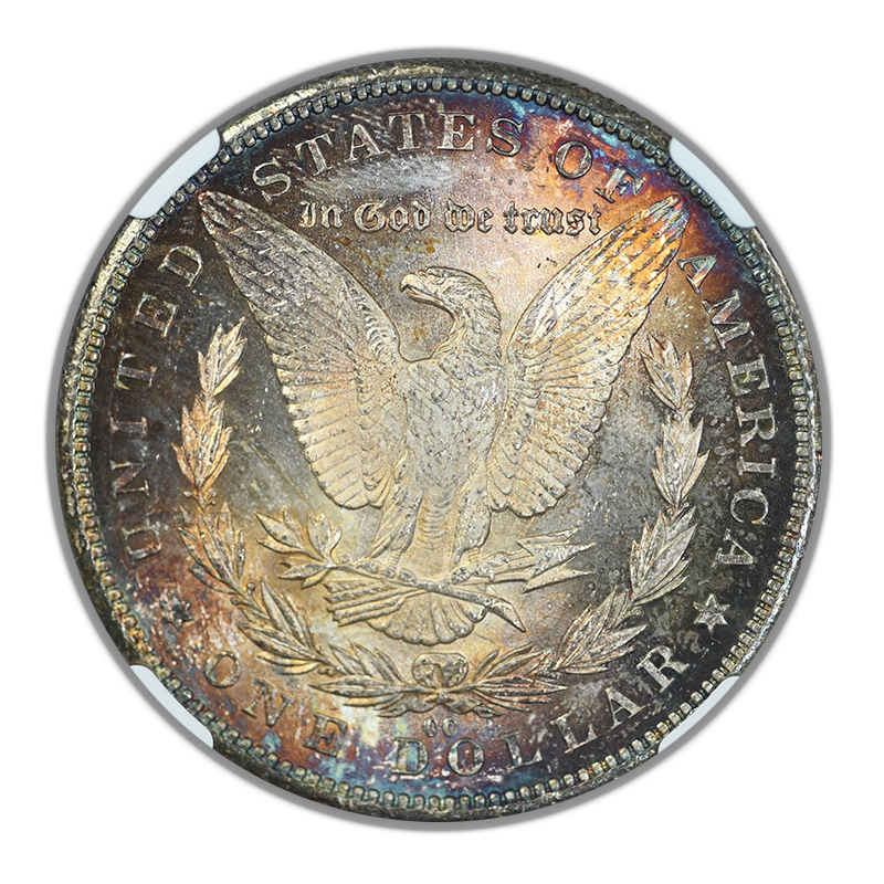 1884-CC Morgan Dollar $1 NGC MS66 - TONED!