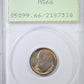 1951-S Roosevelt Dime 10C PCGS Rattler MS66 - TONED!