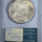 1925 Peace Dollar $1 PCGS Rattler MS63 Gold CAC