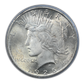 1925 Peace Dollar $1 PCGS Rattler MS63 Gold CAC