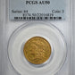 1836 Classic Head Gold Half Eagle $5 PCGS AU50 Obverse Slab
